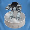 Andoer 6-inch Mirror Display Turntable Stand Motorized 360° Rotating 17-30S/R