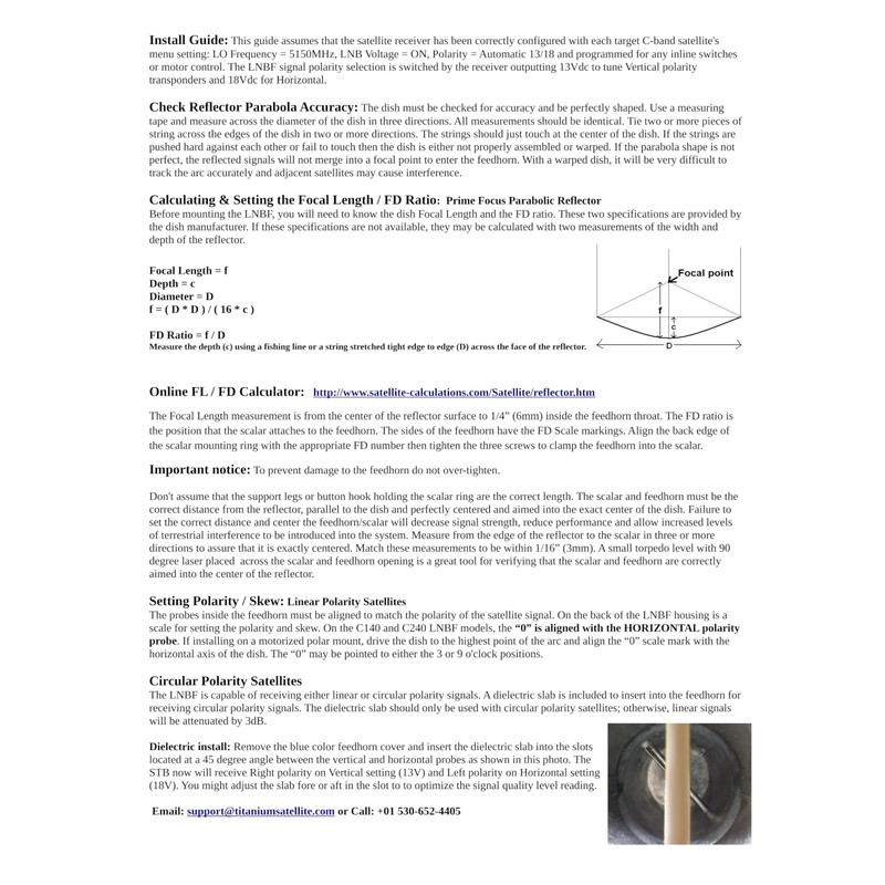 C-Band LNBF C140-5g Blue Interference Filter 4000-4200MHz Band Pass 1