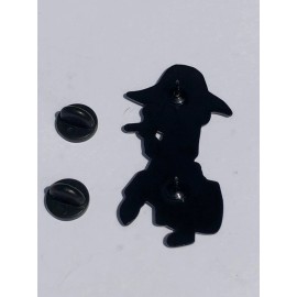 Calvin Hunter Thompson Mashup HST Hobbes Gonzo Funny Silly  HAT PIN Lapel Brooch