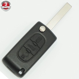 [DTi MSA1049] DoradoTuning Car Replacement 3 Button Remote Fob Flip Key Case / ◆ Boxer ◆ Expert ◆ Partner ◆ 806 ◆ 106 ◆ 306 ◆ 206