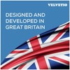 VELVETIO Bath Mats & Pedestal Set, Zero Twist Fluffy Super