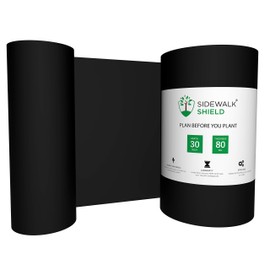 Sidewalk Shield - Tree Root Control Barrier (Standard Duty - 30 inch Depth, 15 feet)