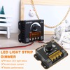 HUAREW LED Light Strip Dimmer,DC 12V-24V 30A PWM Dimming Controller