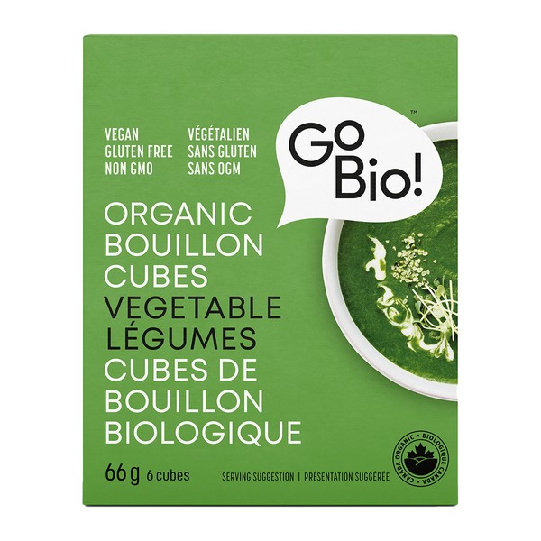 Go Bio Bouillon Cubes Vegetable No Sodium 66g