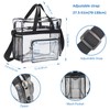 Enkrio Clear Bag for Stadium Events 12x6x12 Clear Tote Crossbody