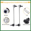Motoforti 2pcs Front Sway Bar Links Stabilizer Link Kit for