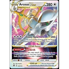 Arceus VSTAR 123/172 Brilliant Stars - Ultra Rare Pokemon Card