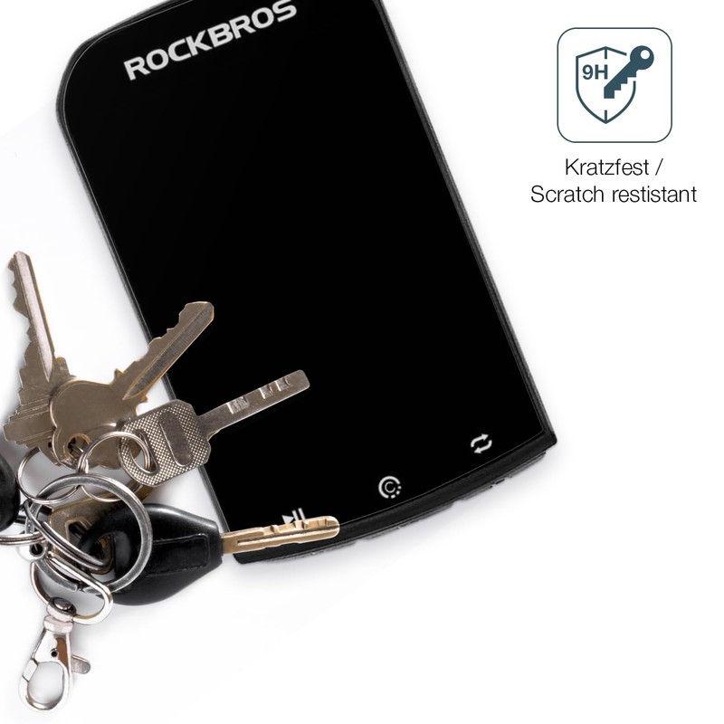 dipos I 2x Displayschutz 9H matt kompatibel mit Rockbros Bike