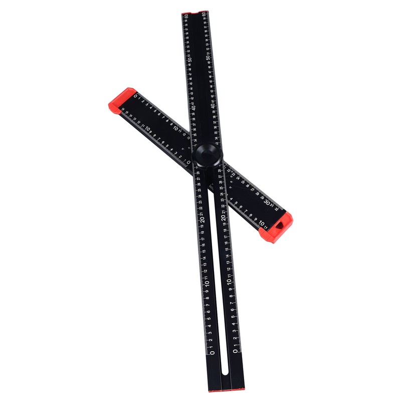 Adjustable T Square Measuring Tool for Layout 2 in 1