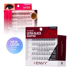 Kiss I Envy Ultra Black Lashes (Medium)