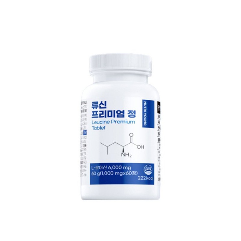 류신 타블렛 유청 단백질 프리미엄 정 1000mg 60정 2개월분 노인