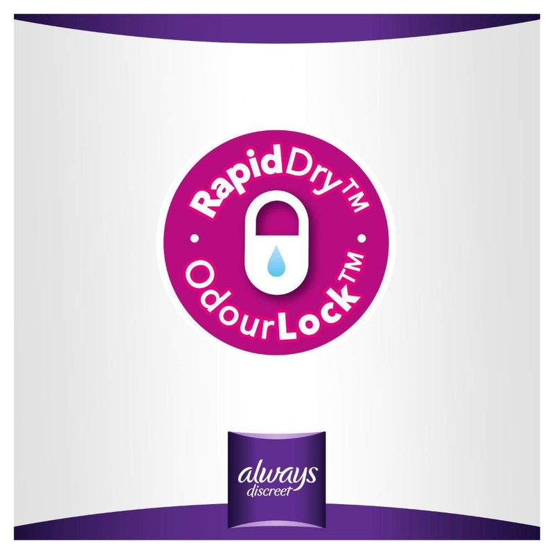 Always Discreet Incontinence Briefs Plus Size M, Single Pack (1