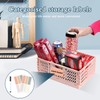 Lucywey Pack of 6 Folding Boxes, Plastic Folding Baskets, 15