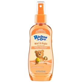 Ricitos de Oro - Loción Desenredante Miel y Argán, Brillo Sedoso, 125 ml