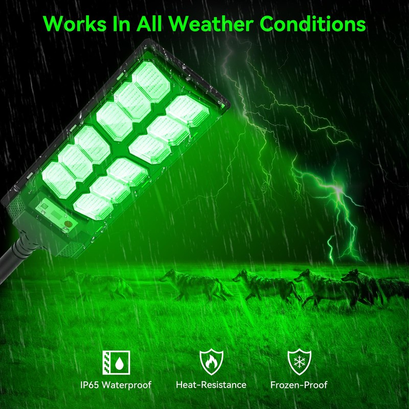 CNOIJUTS Hog Lights for Night Hunting - 18000LM Green Hunting