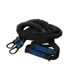 Crossover Cords - Blackout - Shoulder Resistance/Exercise Bands - Perfect for Warmups, Arm Care, Rotator Cuff Exercise or Physical Rehab from Injury - One Set of 2 Cords - Crossover Symmetry (25 lbs)