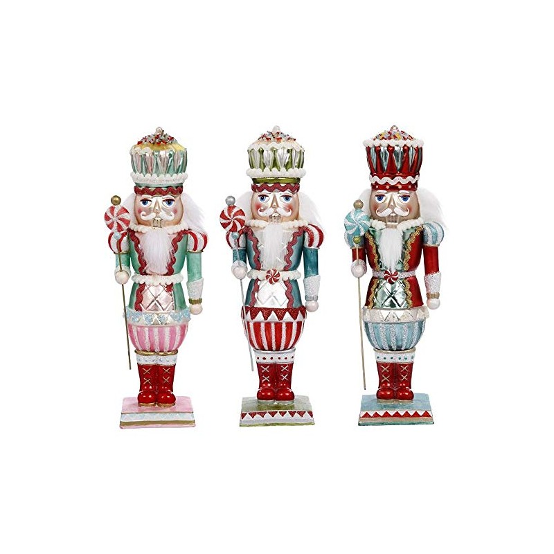 Mark Roberts 2020 Collection Sweet Nutcracker, Assortment of 3 Figurines