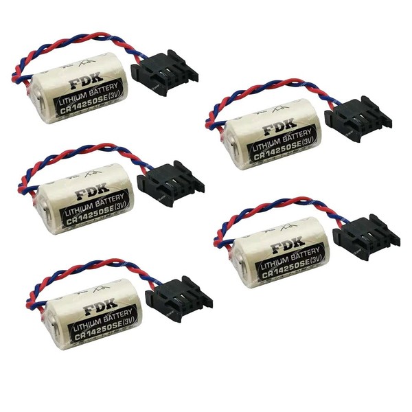 KANGLEUS (Pack of 5) FDK CR14250SE 1/2AA 3V PLC Battery