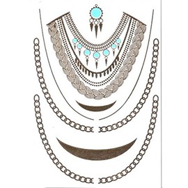 Temporary Metallic Tattoos (Single Sheet) (Sheet 15)