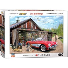 EuroGraphics Out of Storage (1959 Corvette) by Greg Girdano 1000-Piece Puzzle