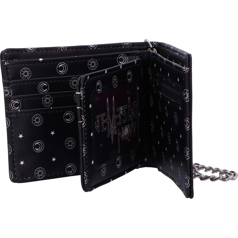 Nemesis Now Spirit Board Embossed Purse Ouija Wallet Black 18.5cm,