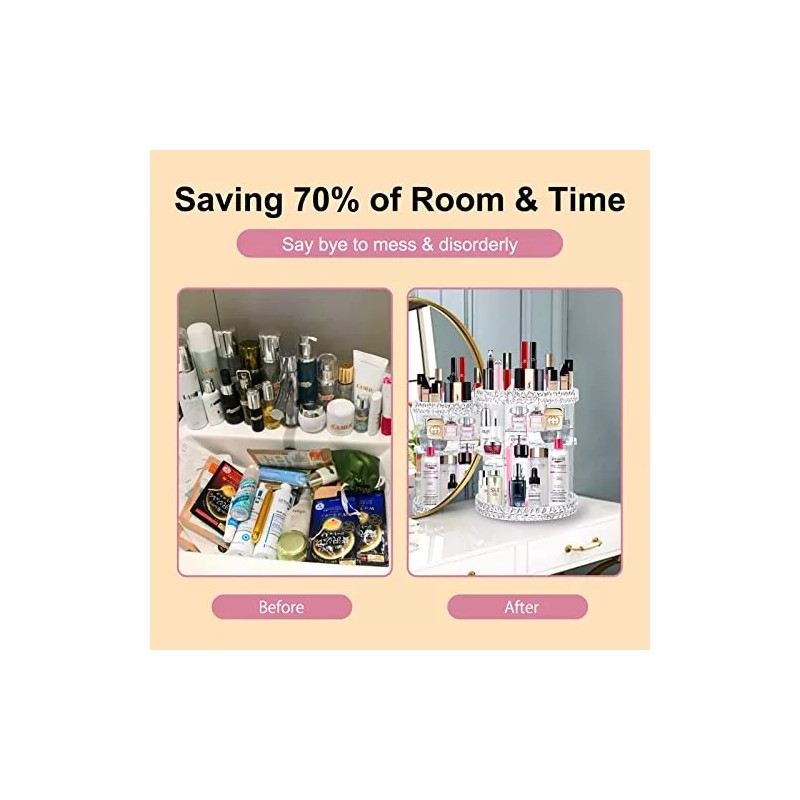 V-hanver Organizador De Maquillaje Giratorio De 360 Grados C