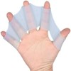 UNIQOCK 2 Pair Silicone Swimming Gloves Webbed Swim Gloves Finger