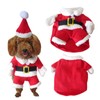 Christmas Dog Santa Costume Outfit, Xmas Puppy Santa Claus Clothes