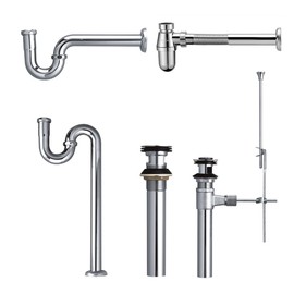 Daelim Bath sink accessories, trap automatic manual pop-up pop-up water stopper replacement parts, 3) 4030 S trap floor drain trap / 대림바스 세면대 부속품, 트랩 자동 수동 폽업 팝업 물마개 교체 부속 , 3) 4030 S트랩 바닥배수트랩