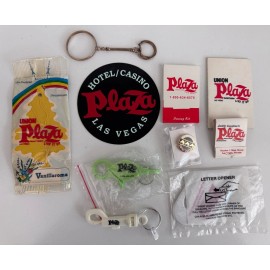 Lot of 10 Vintage Union Plaza Las Vegas Casino Souvenirs Air Freshener Decal