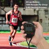 PATIKIL Sport Stopwatch Timer 60 Lap Memory, 0.01 Second Timing