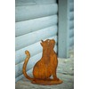 Bornhöft Garden Stake Cat Rental for Standing Metal Rust Garden