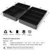 Drawer Organizer, Stackable Divider 3 Packs Makeup Organizers Bathroom Countertop,