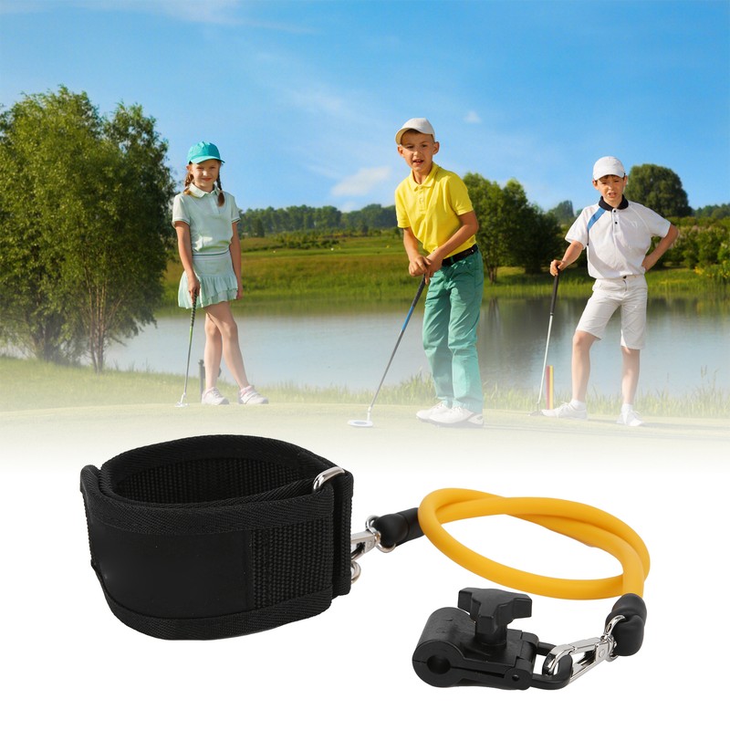 Golf Swing Release Trainer Elastic Rope Arm Strength Training Beginners
