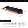 KES KPH502MA-BK Magnetic Kitchen Roll Holder for Fridge Kitchen Paper