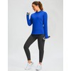 SANTINY Long Sleeve Thermal Shirts for Women Fleece Mock Neck