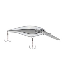Flicker Shad-Chrome-3/16 oz-2in-9ft-11ft