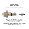 M&M Smartek Quick Coupling Connection Bayonet Adapter 1/4 Inch for