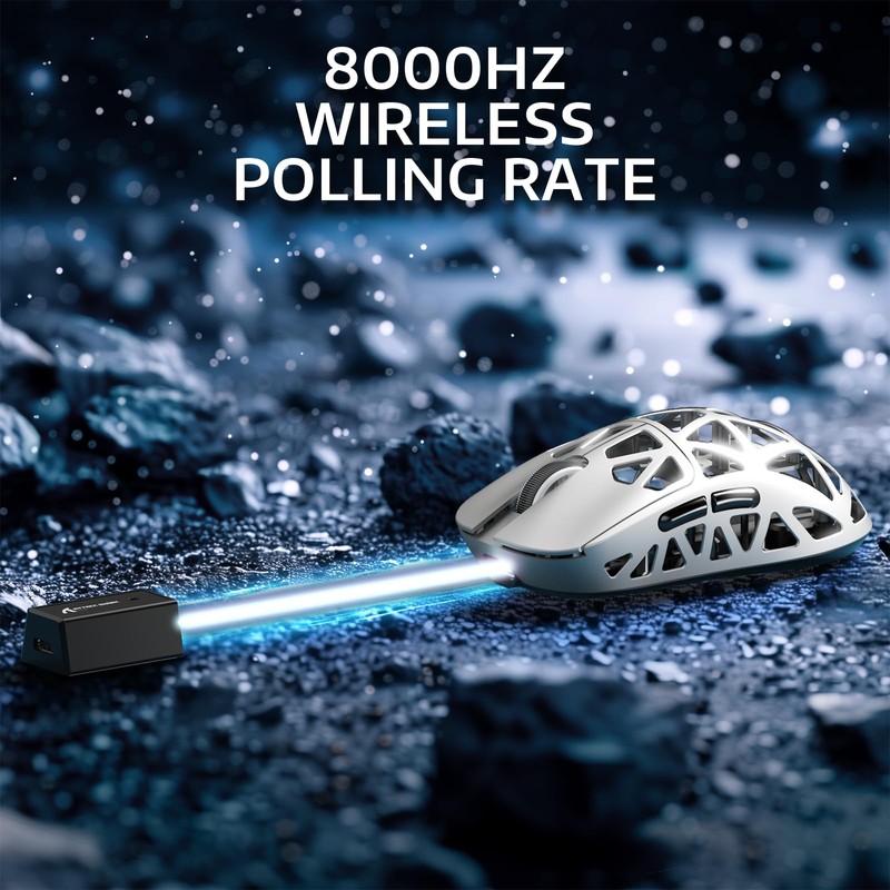 ATTACK SHARK R2PRO 45g Superlight Magnesium Alloy Mouse, PixArt PAW3950