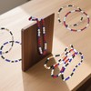 CONEHOY 12 Pcs Baseball Beaded Necklace 18 in Bling Collection