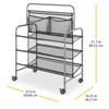 Whitmor 4-Tier Metal & Mesh Shoe Rack, Gunmetal