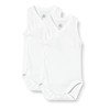 Petit Bateau Unisex Baby Sleeveless Bodysuit for Newborns (Pack of