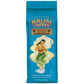 Kauai Coffee Koloa Estate Medium Roast - Whole Bean Coffee, 10 oz Package