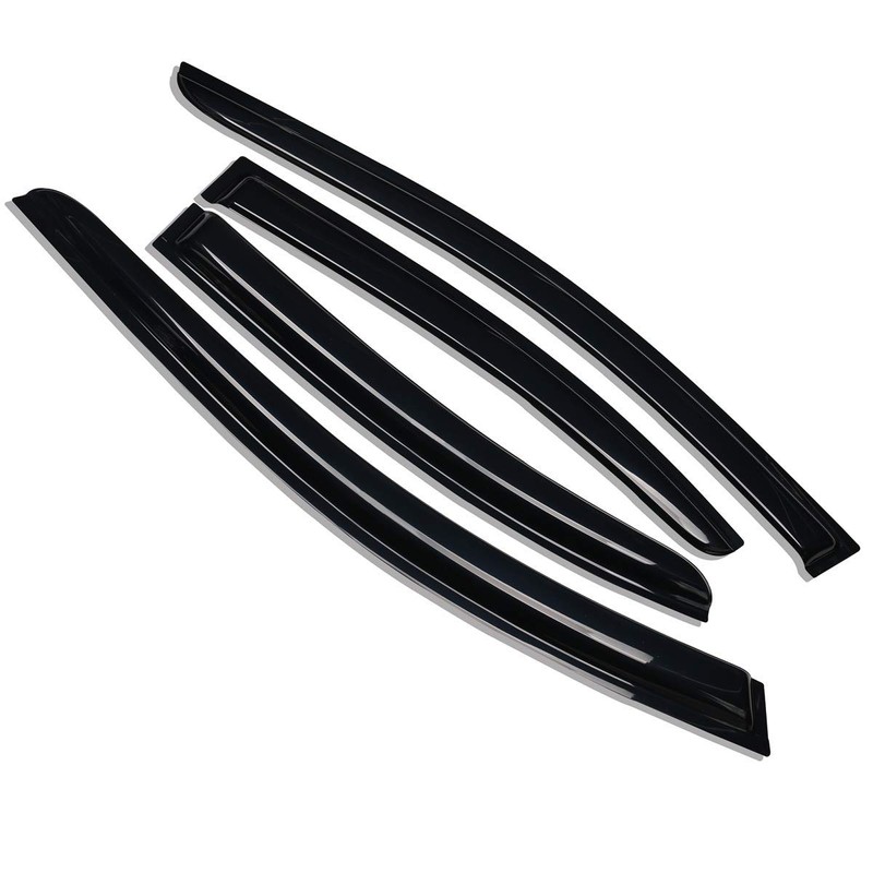 Lightronic Extra Durable Outside-Mount Auto Vent Window Visor, Fits 2014-2018