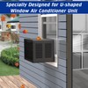 Wintcomfort U-Shaped Window Air Conditioner Summer Cover, Dense & Breathable