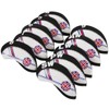 TOHMLAPE GOLF 10pcs White and Black UK Union Jack Flag