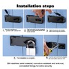 WiMas 2 x 3 Inch Heavy Duty Padlock, Safety Hasp,