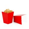 Red White Popcorn Boxes Cardboard Popcorn Favor Containers,Pack of 24