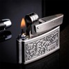 Vintage Kerosene Lighter Retro Embossed Antique Style Petrol Lighter Collection