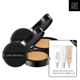 Jung Saem Mool 정샘물 에센셜 스킨 누더 쿠션 리필 2개 + 프라이머 5ml + 파운데이션 5ml + 앰플선 5ml Jung Saem Mool Essential Skin Nuder Cushion Refill 2-pack + Primer 5ml + Foundation 5ml + Ampoule 5ml